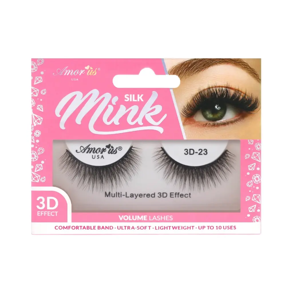 Amor Us 3D SILK MINK LASHES #23