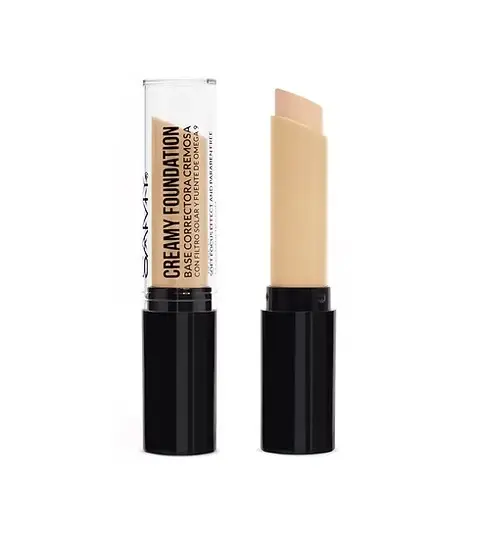 Base Correctora Cremosa en Barra Samy #01 Claro Light – Corrector de Alta Cobertura