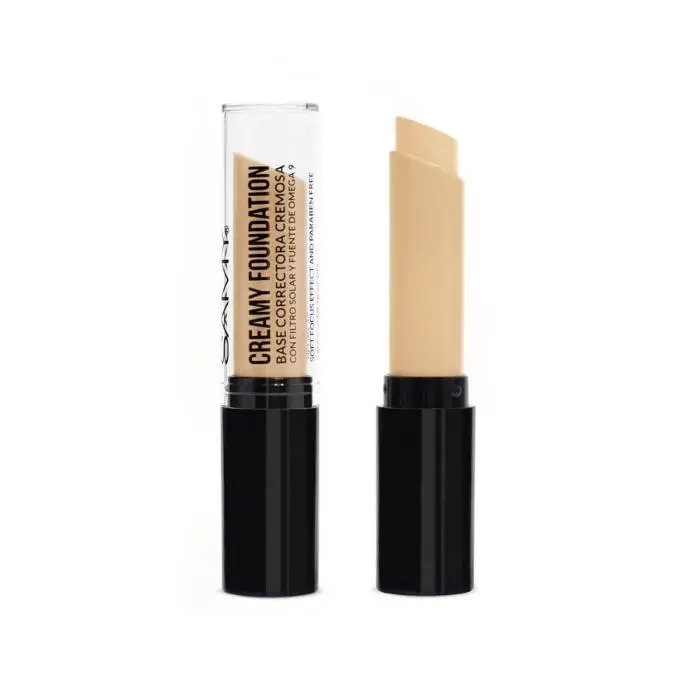 Base Correctora Cremosa en Barra Samy #05 Amarillo Yellow – Corrector Neutralizador de Ojeras