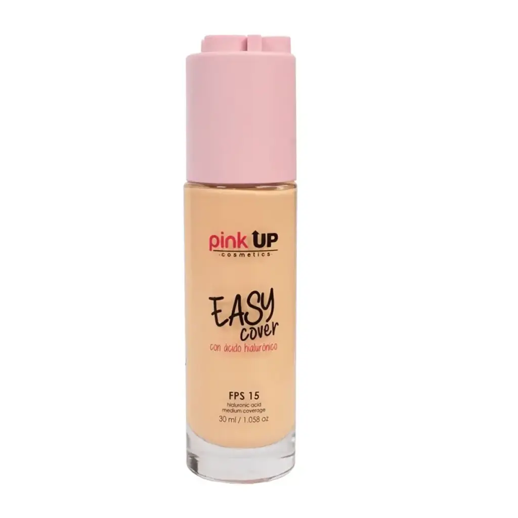 Base Easy Cover 400 Pink Up – Base de Maquillaje de Cobertura Uniforme
