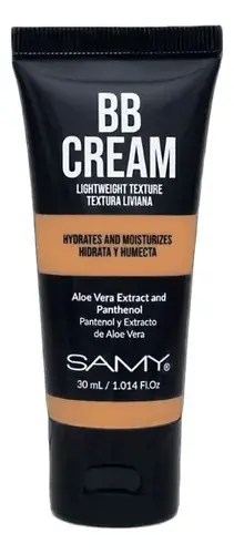 BB Cream SAMY 5.0 Tan Hidratante Cobertura Natural Piel Bronceada