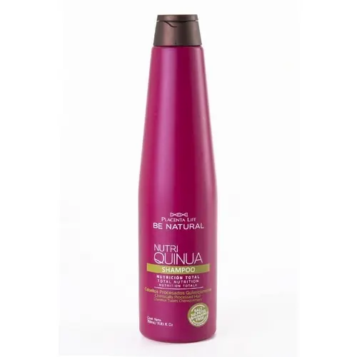 BE NATURAL Shampoo Nutri Quinua 350 ml – Nutrición Capilar y Fortalecimiento del Cabello