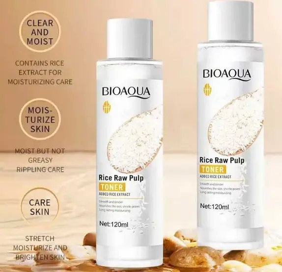 Bioaqua Rice Raw Pulp Toner 120ml