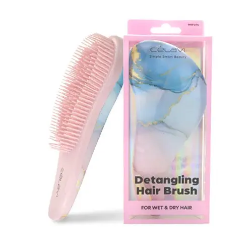 CELAVI DETANGLING HAIR BRUSH MARBLE