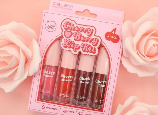 CELAVI WONDERLANDS LIP GLOSS 4 PCS
