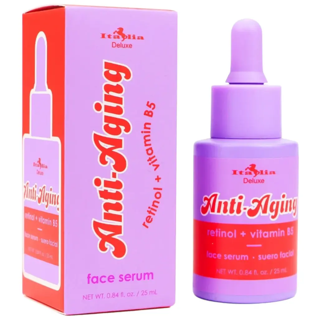ITALIA DELUXE ANTI-AGING FACE SERUM RETINOL + VITAMIN B5 25 ML