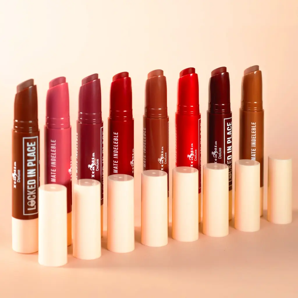 ITALIA DELUXE LOCKED IN PLACE MATTE LIPPIE 04 BOMBSHELL