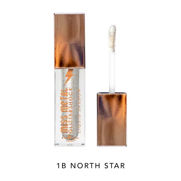 Italia Deluxe Miss Metal Glittershock Liquid Shadows 1B North Star