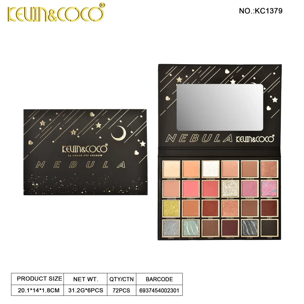 KEVIN Y COCO 24 COLOR EYE SHADOW NEBULA