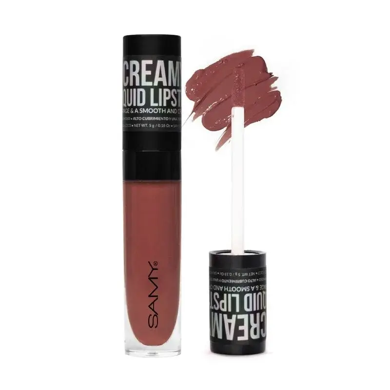 LABIAL LIQUIDO CREMOSO SAMY # 4. MOCHA