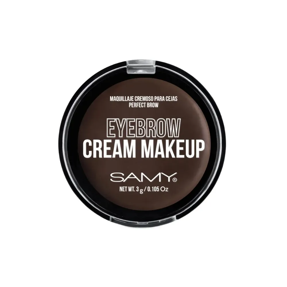 MAQUILLAJE CREMOSO PARA CEJAS SAMY # 02. OSCURO