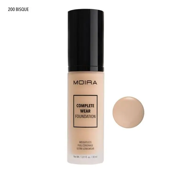 MOIRA Complete Wear Foundation (200, Bisque)