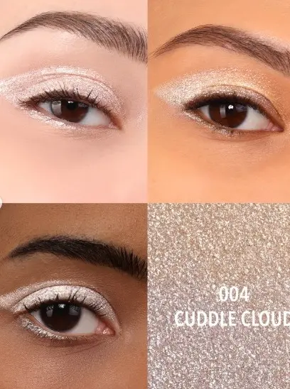 MOIRA SPARKLY CHROME EYE PIGMENT CUDDLE CLOUD 04