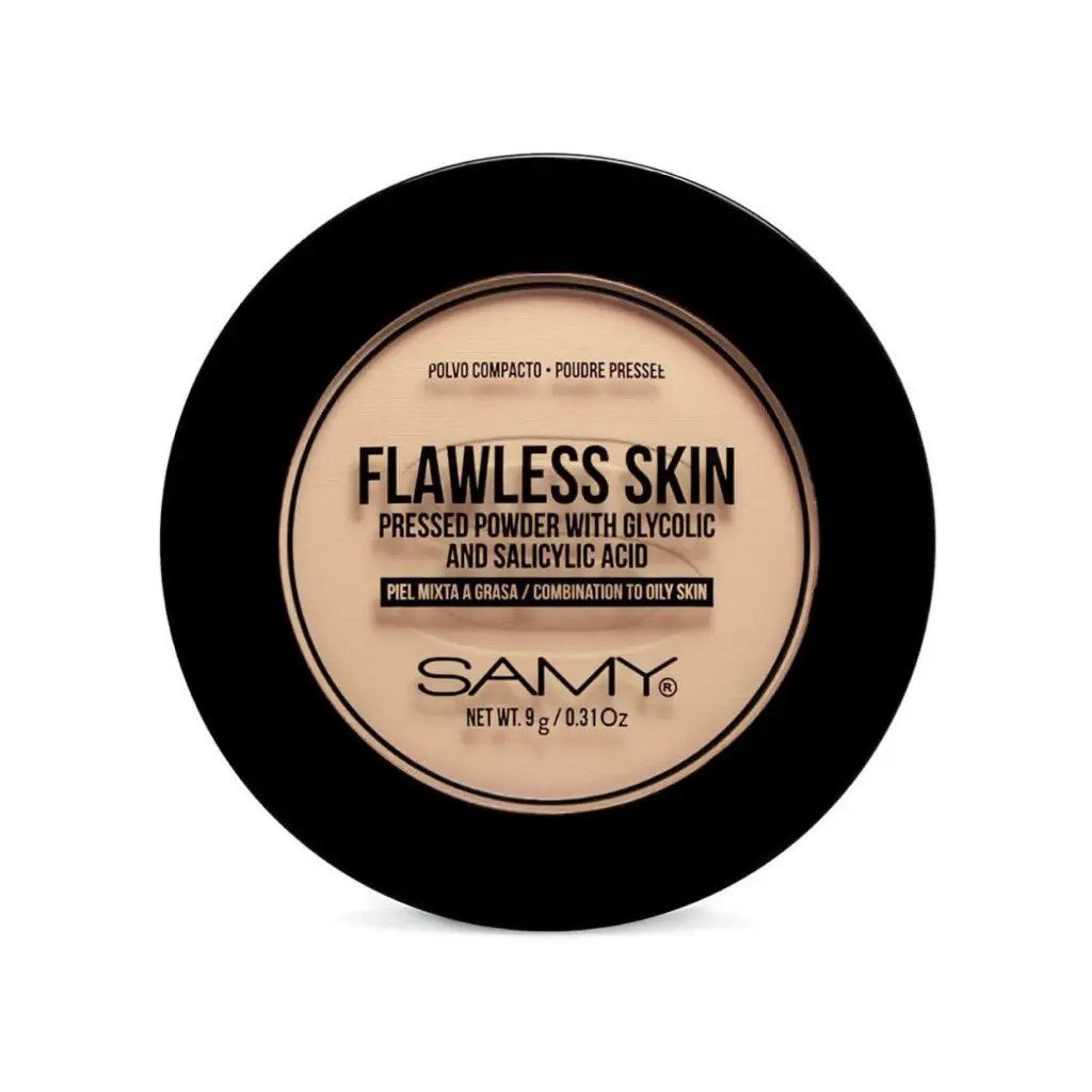 POLVO COMPACTO PIEL MIXTA A GRASA SAMY # 01. FAIR
