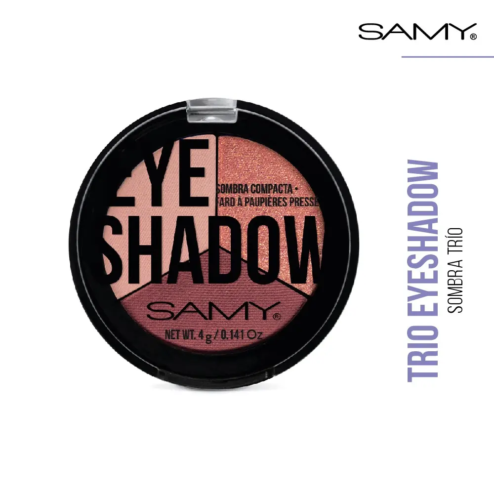 SOMBRA COMPACTA TRÖO SAMY # 19. ROSE CH�RI