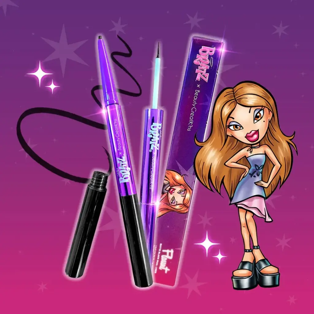 BEAUTY CREATIONS BRATZ Matte Black Dual Liner FLAUNT