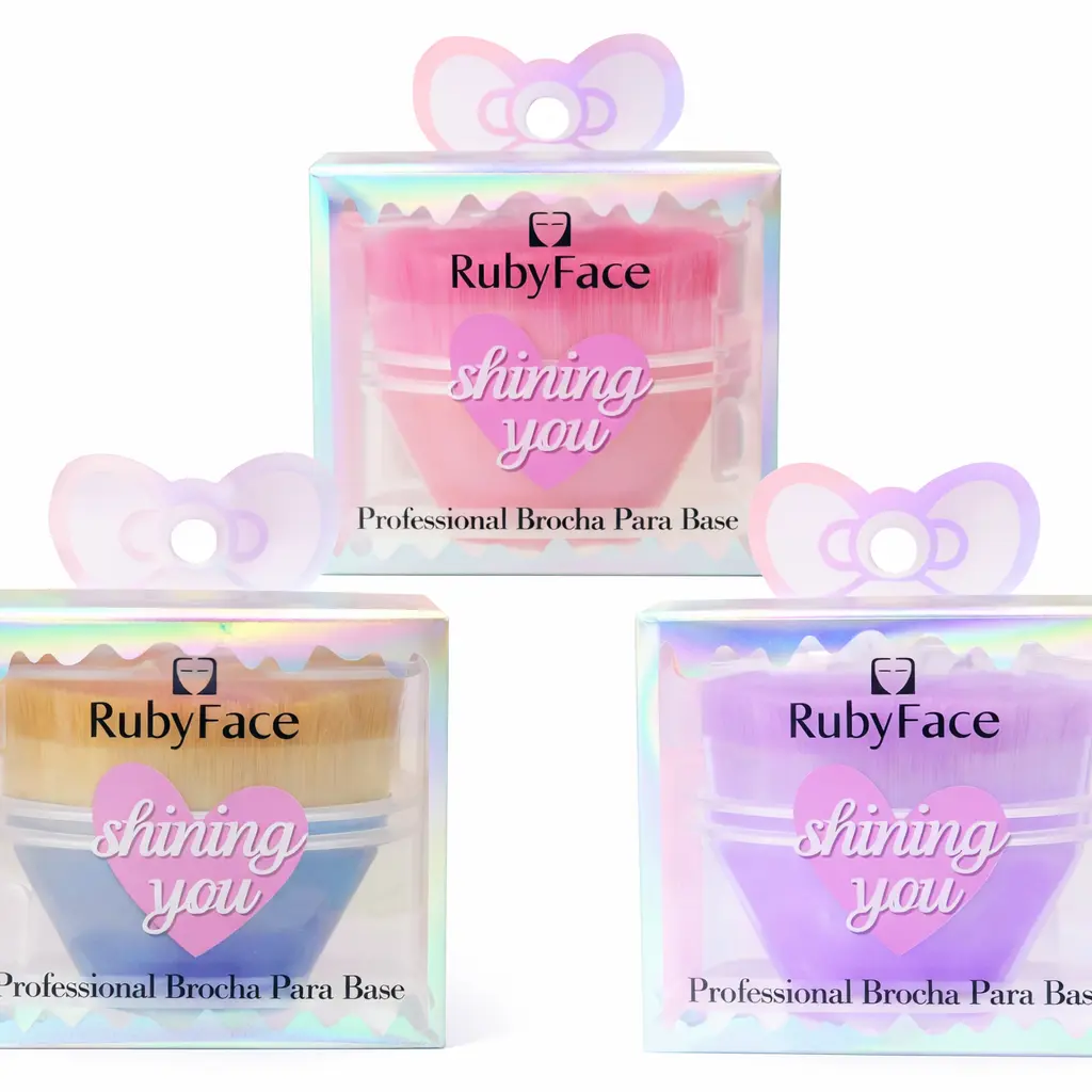 RUBY FACE Profesional Brocha Para Base Shining You Mini