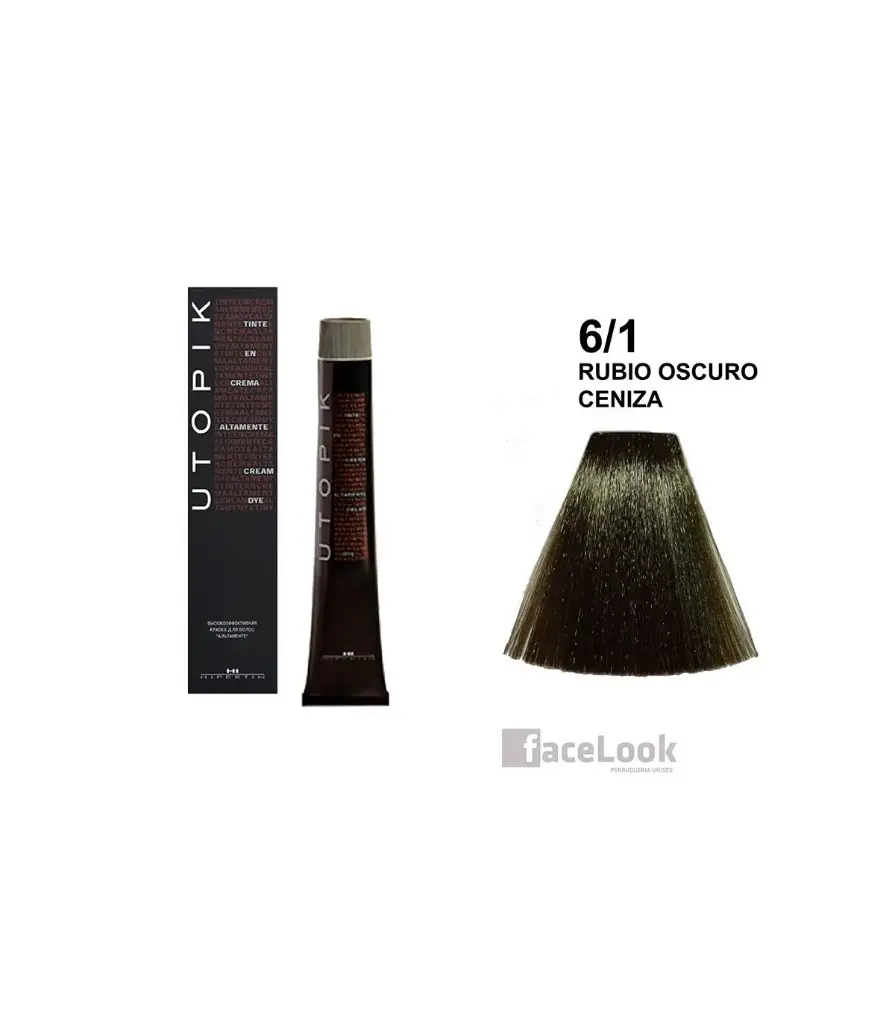 HIPERTIN TINTE EN CREMA RUBIO OSCURO CENIZA 6/1
