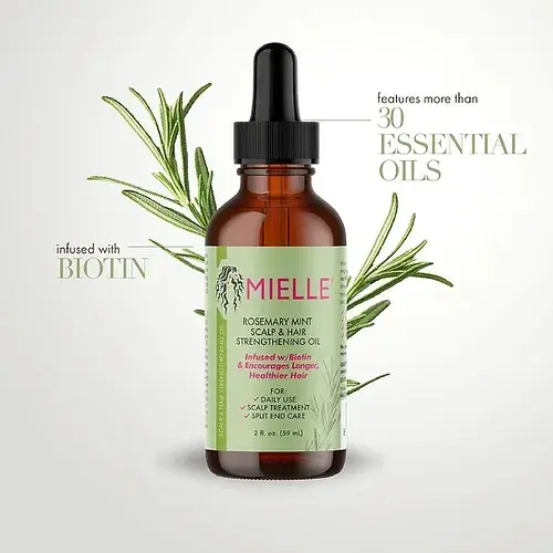 MIELLE Rosemary Mint Scalp & Hair Strengthening Oil 59ml
