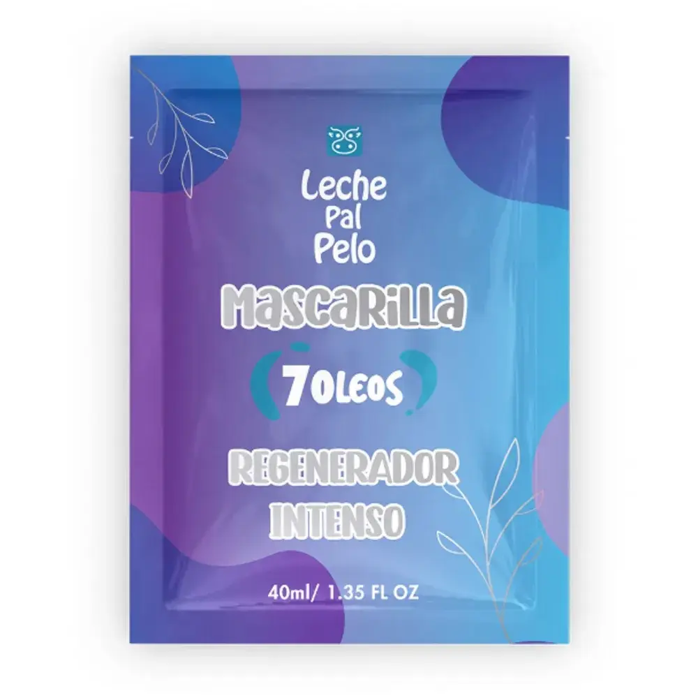 AZUCENA Mascarilla Leche Pal Pelo 7 Óleos 40ml – Nutrición Profunda para Cabello