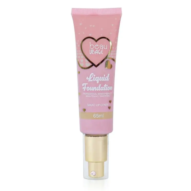 BEAU VISAGE Base Líquida 07 Caramel – Foundation de Alta Cobertura y Acabado Natural