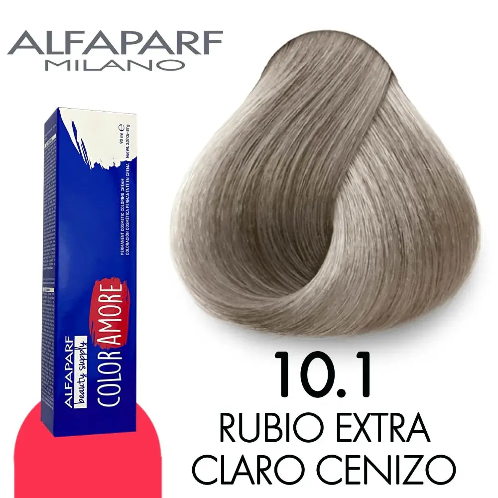 Tinte 10.1 Rubio Extra-Claro Cenizo 90 ml Color Amore de Alfaparf Milano – Coloración Permanente para Cabello