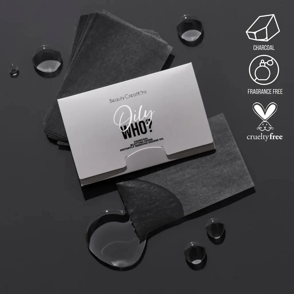 Beauty Creations OILY WHO CHARCOAL BLOTTING PAPER