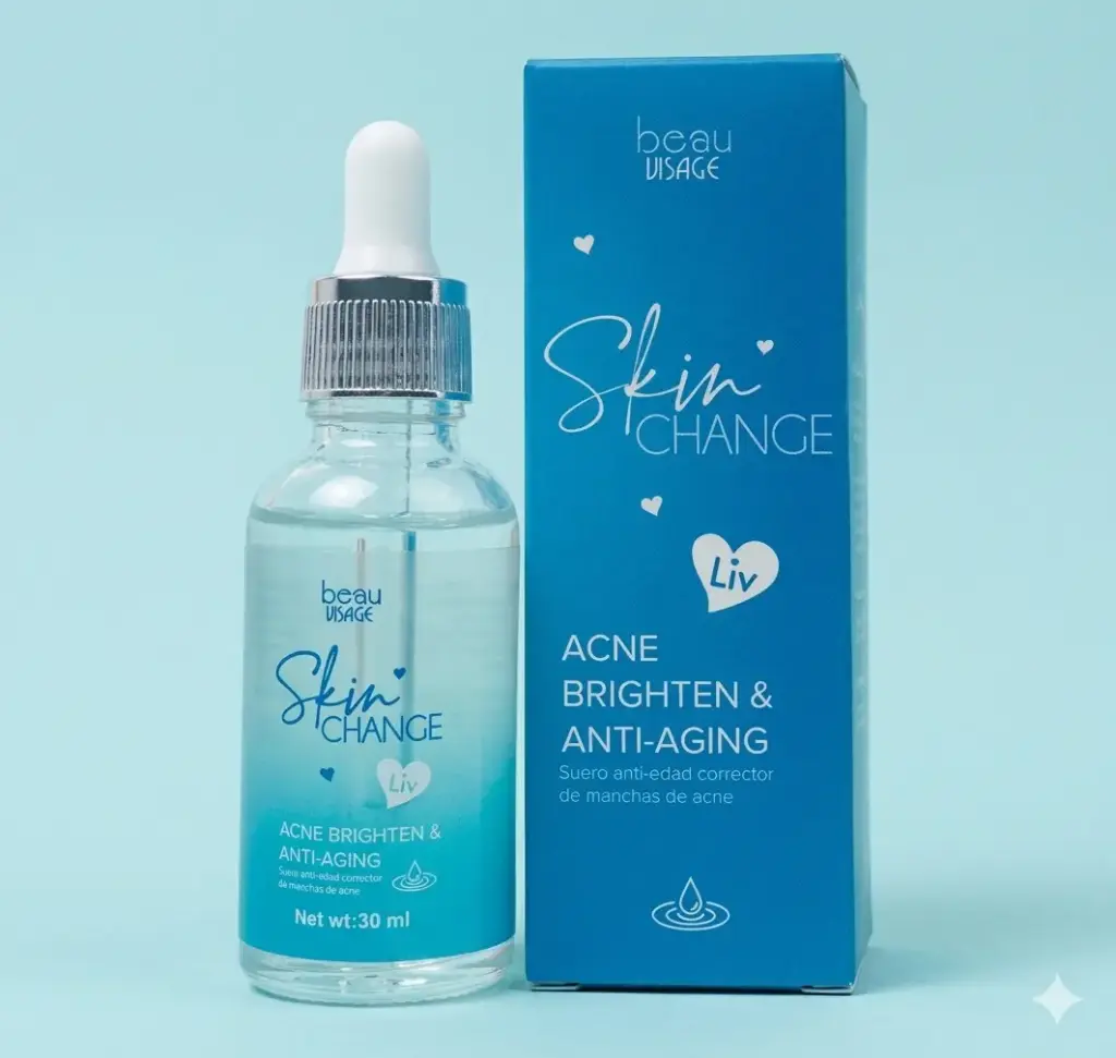 BEAU VISAGE SUERO ANTI EDAD CORRECTOR DE MANCHAS DE ACNE