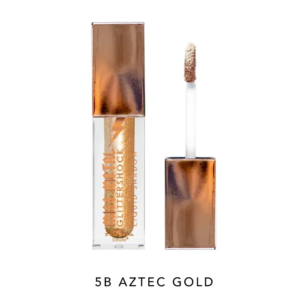  Italia Deluxe Miss Metal Glittershock Liquid Shadows 5B Aztec Gold