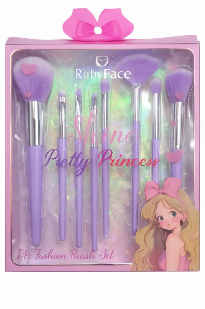 Ruby Face Set de Brochas Shine Pretty Princess