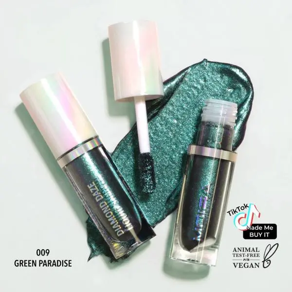 MOIRA Diamond Daze Liquid Shadow (009, Green Paradise)