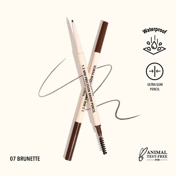 MOIRA 1.5mm Precision Brow Pencil (007, Brunette)