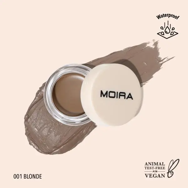 MOIRA Define & Sculpt Brow Pomade (001, Blonde)