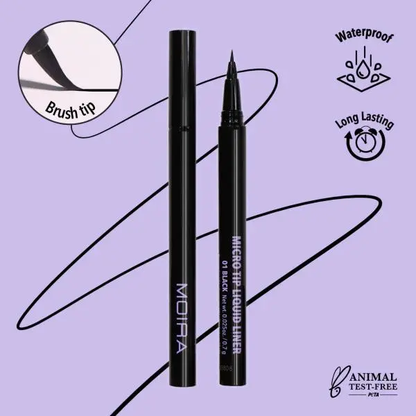 MOIRA Micro Tip Liquid Liner (001, Black)