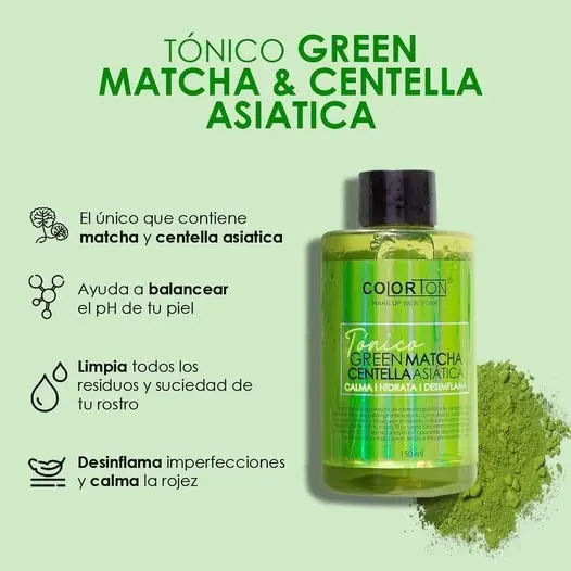 Colorton Tónico GREEN MATCHA CENTELLA ASIATICA