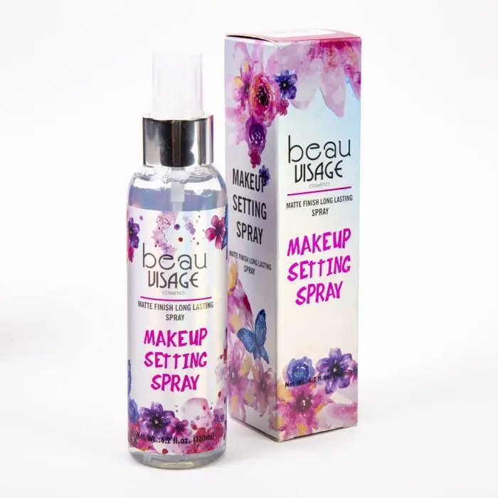 BEAU VISAGE Makeup Setting Spray – Fijador de Maquillaje de Larga Duración