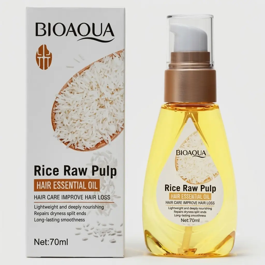 Aceite Capilar Reparador de Pulpa de Arroz Bioaqua