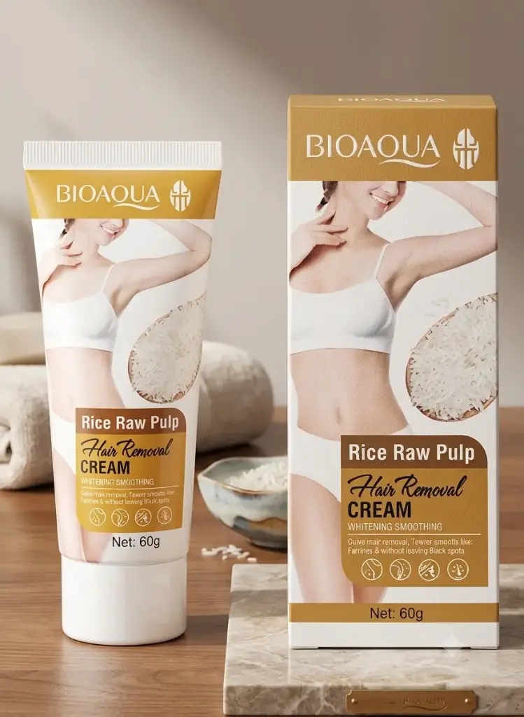 BIOAQUA Rice Pulp Whitening and Soothing Hair Removal Cream