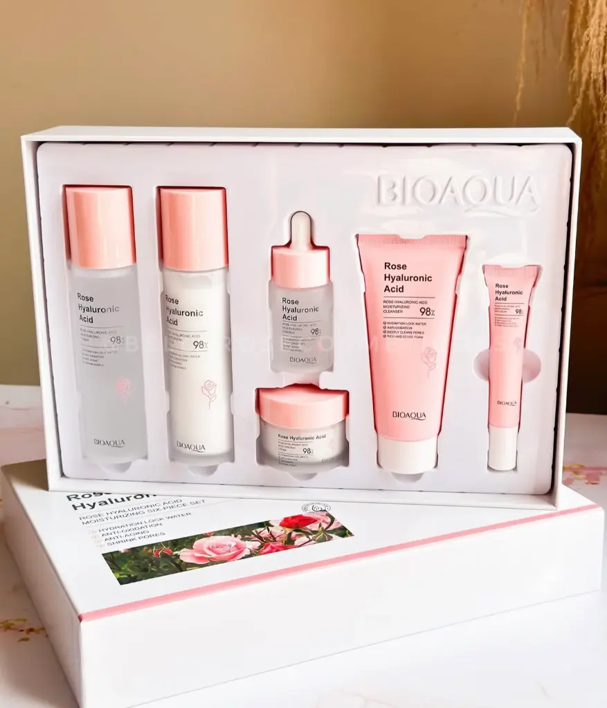 BIOAQUA Rose Hyaluronic Acid Moisturizing Six-piece Set