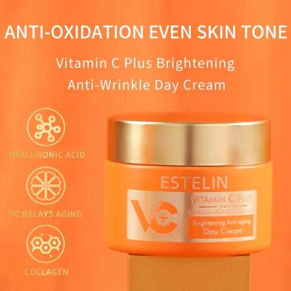 ESTELIN VITAMIN C DAY CREAM BRIGHTENING Y ANTI-AGING 50G