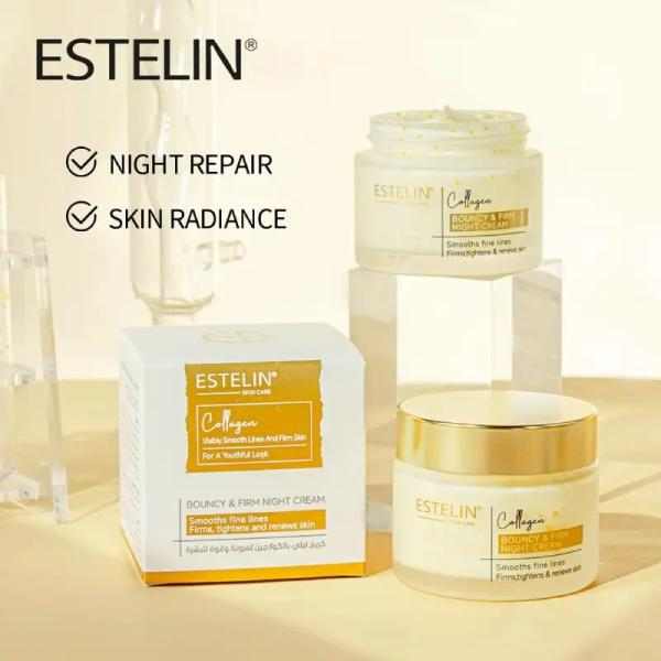 ESTELIN COLLAGEN BOUNCY Y FIRM NIGHT CREAM 50G
