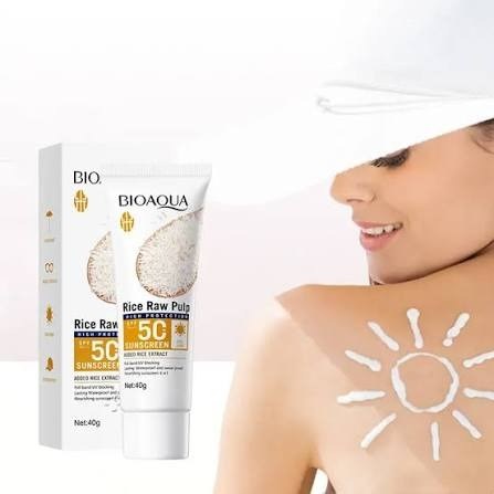 Bioaqua Rice Raw Pulp High Protection 50 Sunscreen 40g