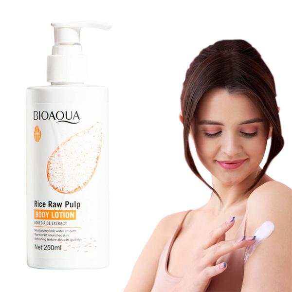 BIOAQUA RICE RAW PULP BODY LOTION 250 ML