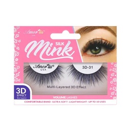 [681441562076] Amor Us 3D SILK MINK LASHES #31