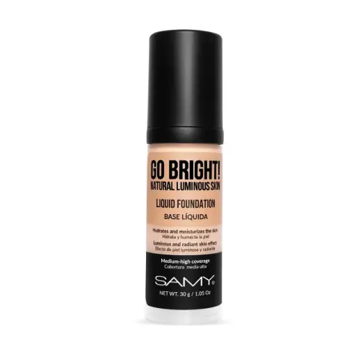 [7703378254435] BASE LÖQUIDA GO BRIGHT 30 g SAMY # 8.0 DEEP