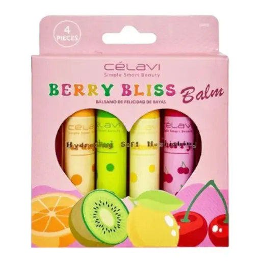 [641018501662] CELAVI Berry Bliss Balm 4pcs
