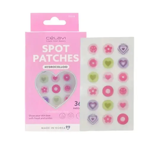 [641018701291] CELAVI SPOT PATCHES CORAZON Y SONRISAS 72 PCS