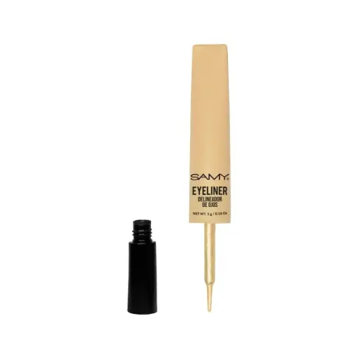 [7703378284142] DELINEADOR DE OJOS SAMY EYE # 05. DORADO