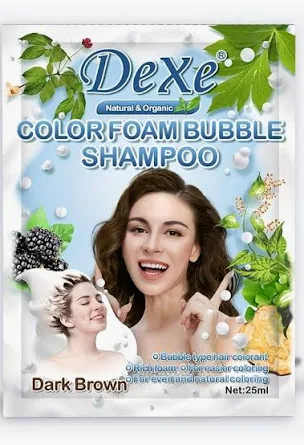 [799439317987] H.N.P COLOR FOAM BUBBLE SHAMPOO DARK BROWN