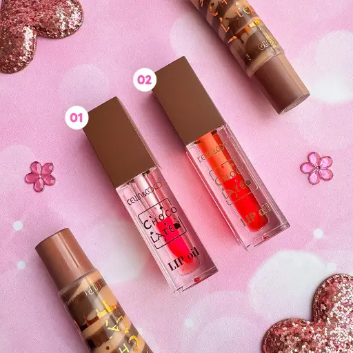 [6976289199503] KEVIN Y COCO LIP GLOSS SET CHOCOLATE 01#